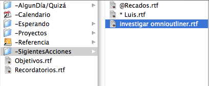 Organizando por carpetas